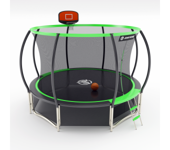 Батут Jump Power 14 ft Pro Inside Basket Green - фото 3